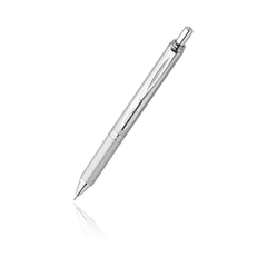 Bút Ký Pentel BL407-C Mực Xanh, Thân Mạ Bạc