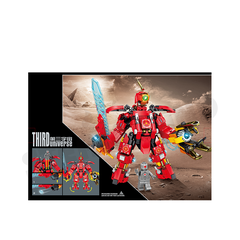 Đồ Chơi Lắp Ráp Mô Hình Mecha Robot Red Hunter - Kazi KY6635