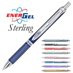 Bút Ký Cao Cấp Pentel BL407 Mực Xanh Thân Màu Đen