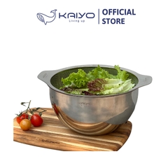 Bộ tô trộn và rổ inox Kaiyo size 24cm