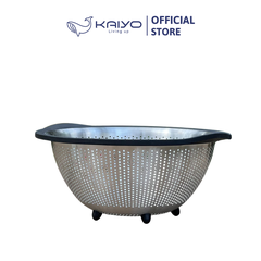 Rổ inox cao cấp có chân đế Kaiyo, size 29cm