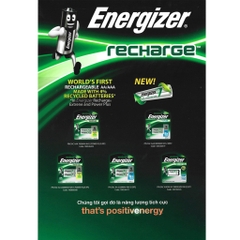 Máy sạc pin Energizer CHVC4 BASE (tặng kèm 4 pin AA 1300mAh)