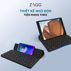 Bàn phím ZAGG 7 màu Backlit Keyboard - Fabric Stand Flex