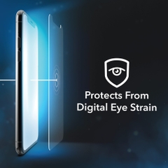 Miếng dán màn hình cường lực chống sánh sáng xanh InvisibleShield Glass elite visionguard - iPhone 13 series