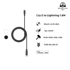 Cáp USB-C to Lightning Mophie 1.8M