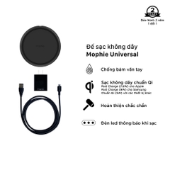 Đế sạc không dây Mophie Universal