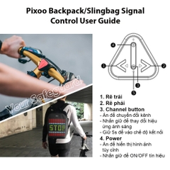 Bộ điều khiển tín hiệu Ba lô và túi Divoom Pixoo - Signal Remote Control Black