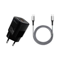 Combo sạc nhanh MiLi Power Delivery 33W GaN kèm Cáp USB-C to USB-C