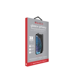 Miếng dán màn hình chống nhìn trộm InvisibleShield Glass+ Privacy cho iPhone X/XS/11Pro