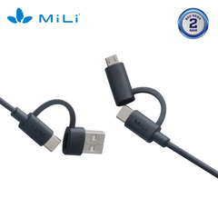 Cáp 4 trong 1 Micro USB-USB-A-Type C MiLi HX-L41