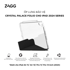 Ốp lưng iPad (2024) - ZAGG Crystal Palace Folio