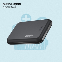 Sạc dự phòng không dây từ tính Energizer 5,000mAh /3.7V Li-Polymer - QM5000BK