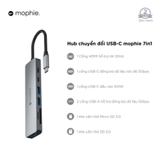 Hub chuyển đổi USB-C mophie 7in1 - 409910268