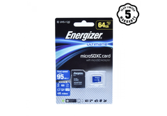 Thẻ Nhớ Micro SDXC Energizer 64GB Class 10 Up To 95mb/s (Kèm Adapter) FMDAAU064A