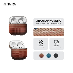 Ốp AirPods 4  - PITAKA Aramid Fiber Magnetic