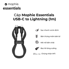 Cáp Mophie Essentials USB-C to Lightning 1m