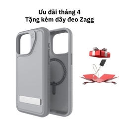 Ốp lưng iPhone 15 series - ZAGG Everest Snap KS - Gray