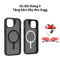 Ốp lưng iPhone 15 series - ZAGG ESNTL Hampton Snap - Black