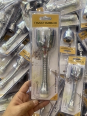 Đầu Nối Dài Cần Cứng Nối Vòi Rửa Bát Đa Năng, Nhựa Mạ Crom, Đóng Vỉ