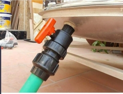 Van Rắc Co Xả Dáy Ren Ngoài 49 Lắp Ống 50 HDPE Và Lắp Ống Nhiệt PPR 50