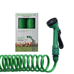 Bộ Súng Tưới 15m Phun Nước Rửa Xe Áp Lực Cao, Dây Tưới Lò Xo, Bộ Vòi Tưới Cây 5 Chức Năng, Không Bị Xoắn, Không Rò Nước