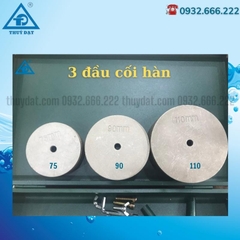 Máy Hàn Nhiệt Ống PPR 110, 3 cối 75-90-110, Gia Nhiệt Nhanh, Cối Chống Dính