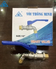 Vòi Nước Đồng, Tay Gạt Thông Minh, Thân Đồng, Kiểu Thái, Size 21/27