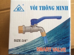 Vòi Nước Đồng, Tay Gạt Thông Minh, Thân Đồng, Kiểu Thái, Size 21/27