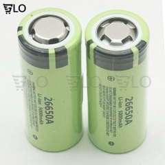 Pin Sạc 26650 3.7v Dung Lượng Thực 5000mAh Dòng Xả Cao 30A, Pin Lithium Ion Dùng Cho Đèn Pin Siêu Sáng, Pin Dự Phòng