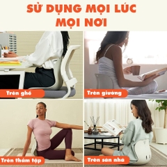 Ghế Công Thái Học Chống Gù Lưng, Ghế Bệt Văn Phòng Giúp Ngồi Thẳng Lưng Phù Hợp Trẻ Em, Sinh Viên, Người Đi Làm