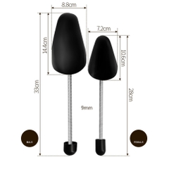 Bộ 2 Cây Giữ Form Giày Lò Xo Shoe Tree Nhựa Tùy Chỉnh Size