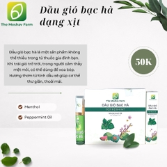 Dầu gió bạc hà dạng chai xịt