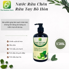 Nước rửa chén/rửa tay hữu cơ bồ hòn