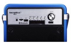 Loa bluetooth SoundMAX M2 (Xanh,Đen)