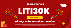 Áp mã "LITI30K" để được giảm tới 30% hàng thu đông
