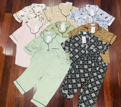 Bộ Pijama Emma quần lửng