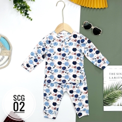 Bộ sơ sinh cotton PC 6/36m x22