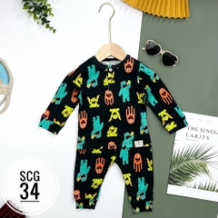 Bộ sơ sinh cotton PC 6/36m x22