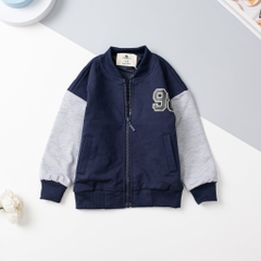 Áo khoác nỉ trẻ em bomber in số 98 Size 10/16 tuổi