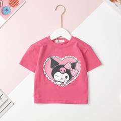 Áo Bé gái cotton ngắn tay Melody size đại 10/16 x24