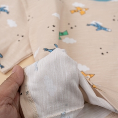 Bộ thun cotton Bé trai ngắn tay siêu nhân, cún size 2/10 tuổi