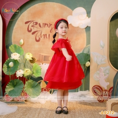 Váy đỏ bé gái An Liên A0212