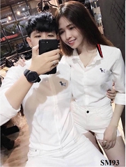 Áo Sơ Mi Đôi Cún Nhỏ SM93