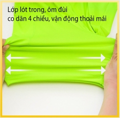 Quần Gym Dù 2 Lớp