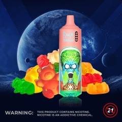 RandM Tornado 9000 puffs Gummy Bear - Kẹo Dẻo Gấu | 5% (50mg) | 18ml | RGB | 850mAh | USB Type C | Disposable Vape | Chính Hãng