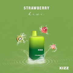KIZZ Disposable 5000 puffs Strawberry Kiwi (Dâu kiwi) | 12ml | Mesh coil | 850mAh | USB Type C | vapeland.vn