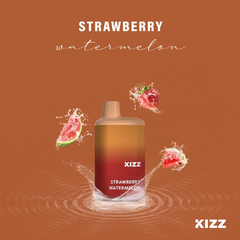 KIZZ Disposable 5000 puffs Strawberry Watermelon (Dâu dưa hấu) | 12ml | Mesh coil | 850mAh | USB Type C | vapeland.vn