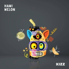 KIZZ Disposable 7000 puffs Hami Melon (dưa lưới) | 2%-3%-5% | 14ml | Mesh coil | 850mAh | USB Type C | vapeland.vn