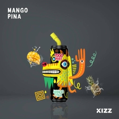 KIZZ Disposable 7000 puffs Mango Pina (Xoài Dứa) | 2%-3%-5% | 14ml | Mesh coil | 850mAh | USB Type C | vapeland.vn