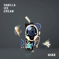 KIZZ Disposable 7000 puffs Vanilla Ice Cream (kem vani) | 2%-3%-5% | 14ml | Mesh coil | 850mAh | USB Type C | vapeland.vn
